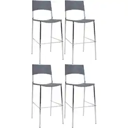 Netto Marken-Discount CLP 4er Set Barhocker Genua Farbe:grau Angebot