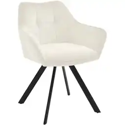 Netto Marken-Discount CLP Esszimmerstuhl Scott Samt Farbe:cremeMaterial:Samt Angebot