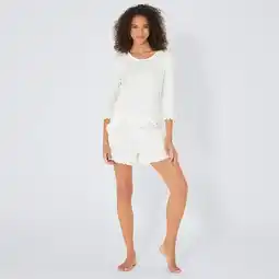 NKD Damen-Homewear-Shorts im Ajour-Strick-Design Angebot