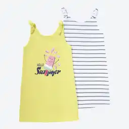 NKD Kinder-Mädchen-Kleid aus Baumwolle, 2er-Pack Angebot