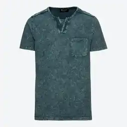 NKD Herren-T-Shirt mit Henley-Ausschnitt Angebot