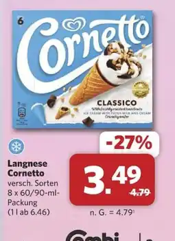 Combi Langnese Cornetto Angebot
