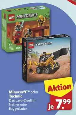 Combi Minecraft oder Technic Angebot