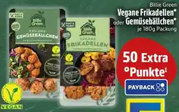 Edeka Billie Green Vegane Frikadellen oder Gemüsebällchen Angebot