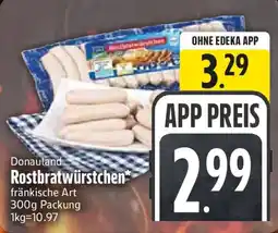 Edeka Donauland Rostbratwürstchen Angebot