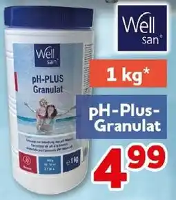 CENTERSHOP Well san pH-Plus-Granulat Angebot