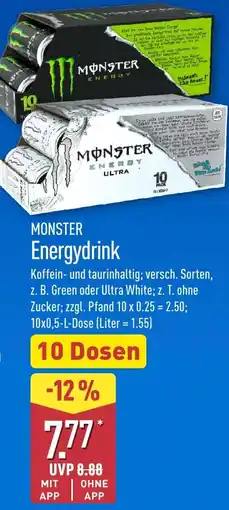 Aldi Nord MONSTER Energydrink Angebot