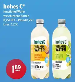 Getränke Hoffmann hohe C* functional Water Angebot