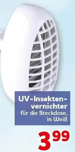 CENTERSHOP UV-Insektenvernichter für die Steckdose, in Weiß Angebot
