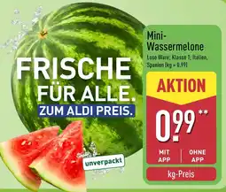 Aldi Nord Mini-Wassermelone Angebot