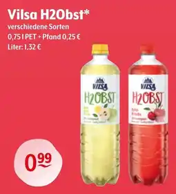 Getränke Hoffmann Vilsa H2OObst* Angebot