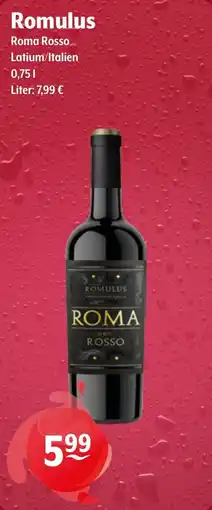 Getränke Hoffmann Romulus Roma Rosso Angebot