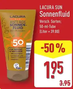 Aldi Nord LACURA SUN Sonnenfluid Angebot
