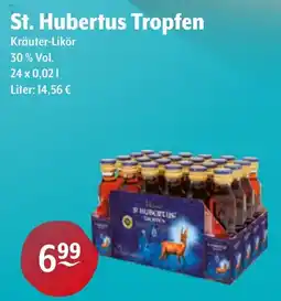 Getränke Hoffmann St. Hubertus Tropfen Kräuter-Likör Angebot