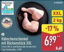 Aldi Nord Hähnchenschenkel mit Rückenstück XXL Angebot