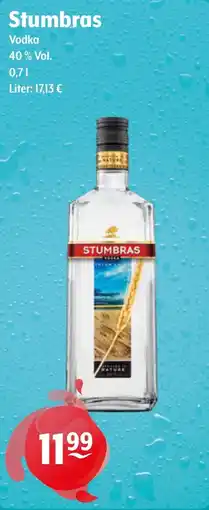 Getränke Hoffmann Stumbras Vodka Angebot