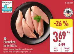 Aldi Nord Hähnchen-Innenfilets Angebot