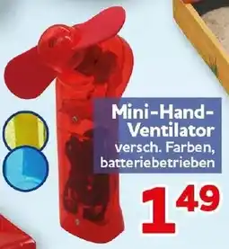 CENTERSHOP Mini-Hand-Ventilator Angebot