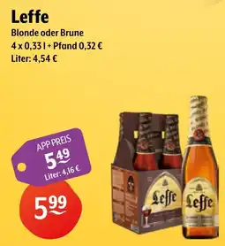 Getränke Hoffmann Leffe Blonde oder Brune Angebot