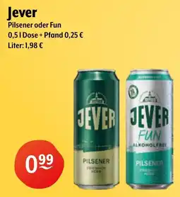 Getränke Hoffmann Jever Pilsener oder Fun Angebot