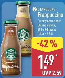 Aldi Nord STARBUCKS Frappuccino Angebot