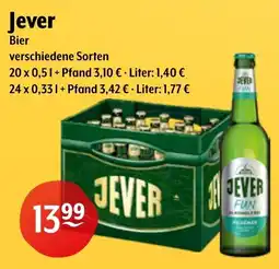 Getränke Hoffmann Jever Bier Angebot