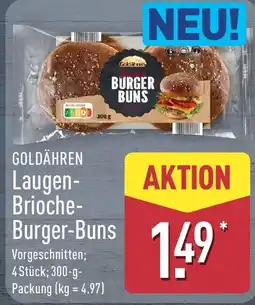Aldi Nord GOLDÄHREN Laugen-Brioche-Burger-Buns Angebot