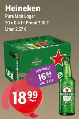 Getränke Hoffmann Heineken Pure Malt Lager Angebot