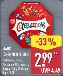 Aldi Nord MARS Celebrations Angebot