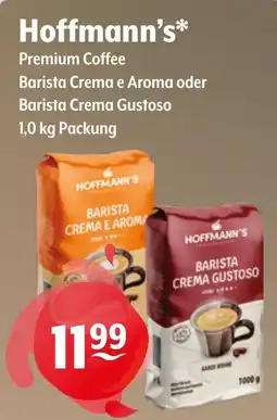 Getränke Hoffmann Hoffmann's Premium Coffee Barista Crema e Aroma oder Barista Crema Gustoso Angebot