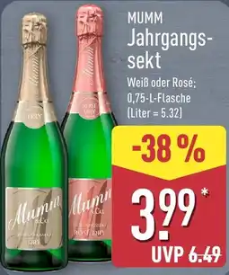 Aldi Nord Mumm Jahrgangs-sekt Angebot