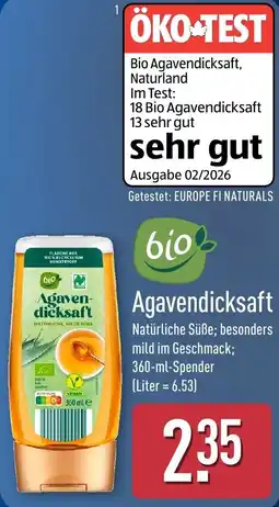 Aldi Nord Agavendicksaft Angebot