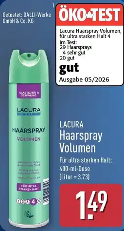 Aldi Nord Lacura Haarspray Volumen Angebot