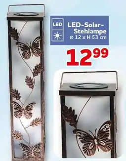CENTERSHOP LED-Solar-Stehlampe Angebot