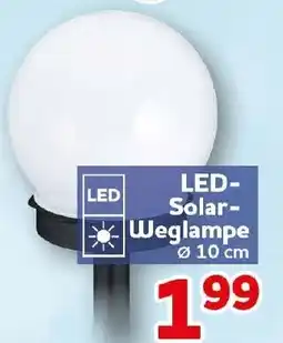 CENTERSHOP LED-Solar-Weglampe Angebot