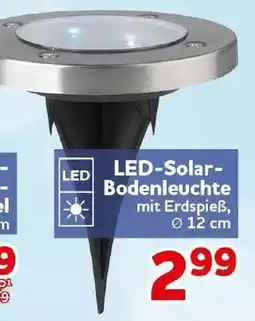 CENTERSHOP LED-Solar-Bodenleuchte mit Erdspieß Angebot