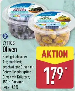 Aldi Nord LYTTOS Oliven Angebot
