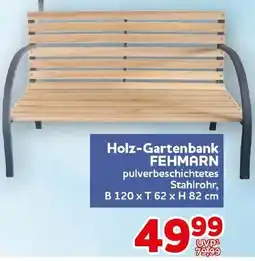 CENTERSHOP Holz-Gartenbank FEHMARN Angebot