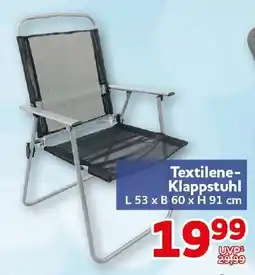 CENTERSHOP Textilene-Klappstuhl Angebot