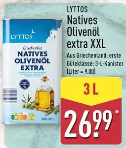 Aldi Nord LYTTOS Natives Olivenöl extra XXL Angebot