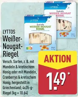 Aldi Nord LYTTOS Weißer-Nougat-Riegel Angebot