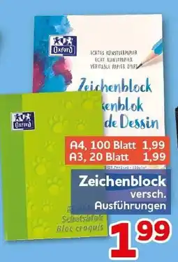 CENTERSHOP Oxford Zeichenblock Angebot