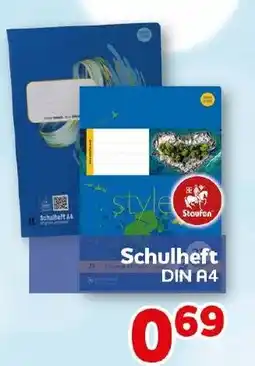 CENTERSHOP Schulheft DIN A4 Angebot
