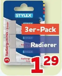 CENTERSHOP STYLEX Radiergummi Angebot
