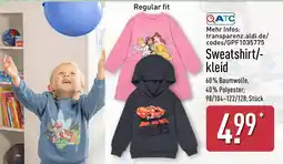 Aldi Nord Sweatshirt/-kleid Angebot