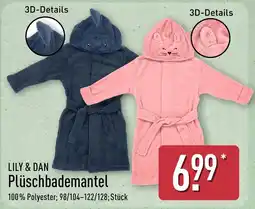 Aldi Nord LILY & DAN Plüschbademantel Angebot