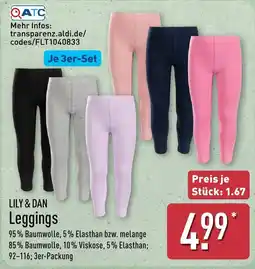 Aldi Nord LILY & DAN Leggings Angebot