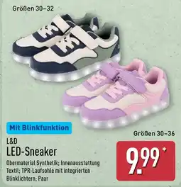 Aldi Nord L&D LED-Sneaker Angebot