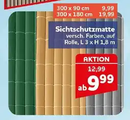 CENTERSHOP Sichtschutzmatte Angebot