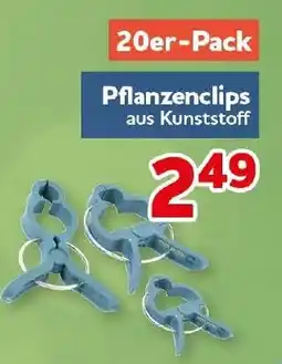 CENTERSHOP Pflanzenclips aus Kunststoff Angebot